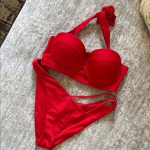 Red Bikini Set